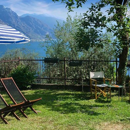Discesa a Lago with terrace&garden on lake Iseo Riva di Solto Bagian luar foto